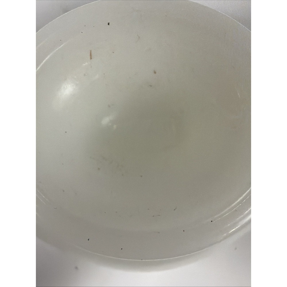 Vintage AVON Milk Glass Rose Design Oval Shaped Pedestal Soap Dish or Candy Bowl